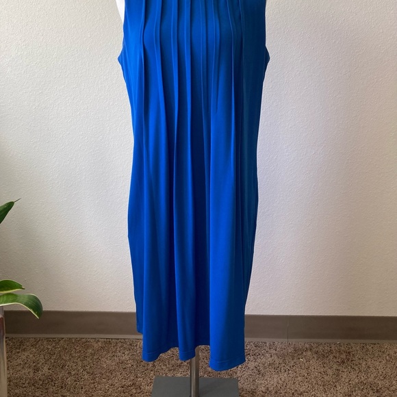 Calvin Klein Blue Polyester Sleeve Less Dress size 8 - Picture 3 of 12